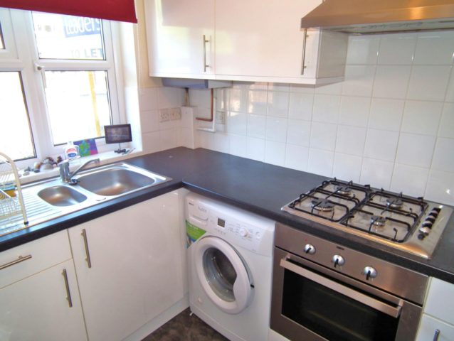  Image of 2 bedroom Terraced house to rent in Jersey Close Chertsey KT16 at Chertsey  Surrey, KT16 9PA